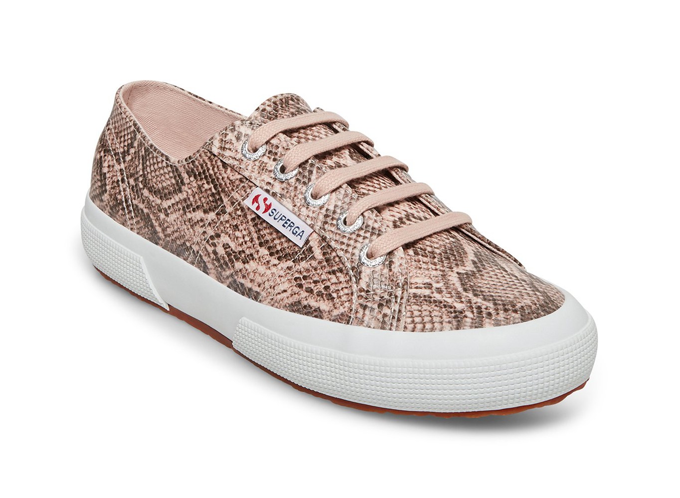 Superga Sneakers Womens - 2750 Faux Snake - Beige/Snake - FSRVD9481